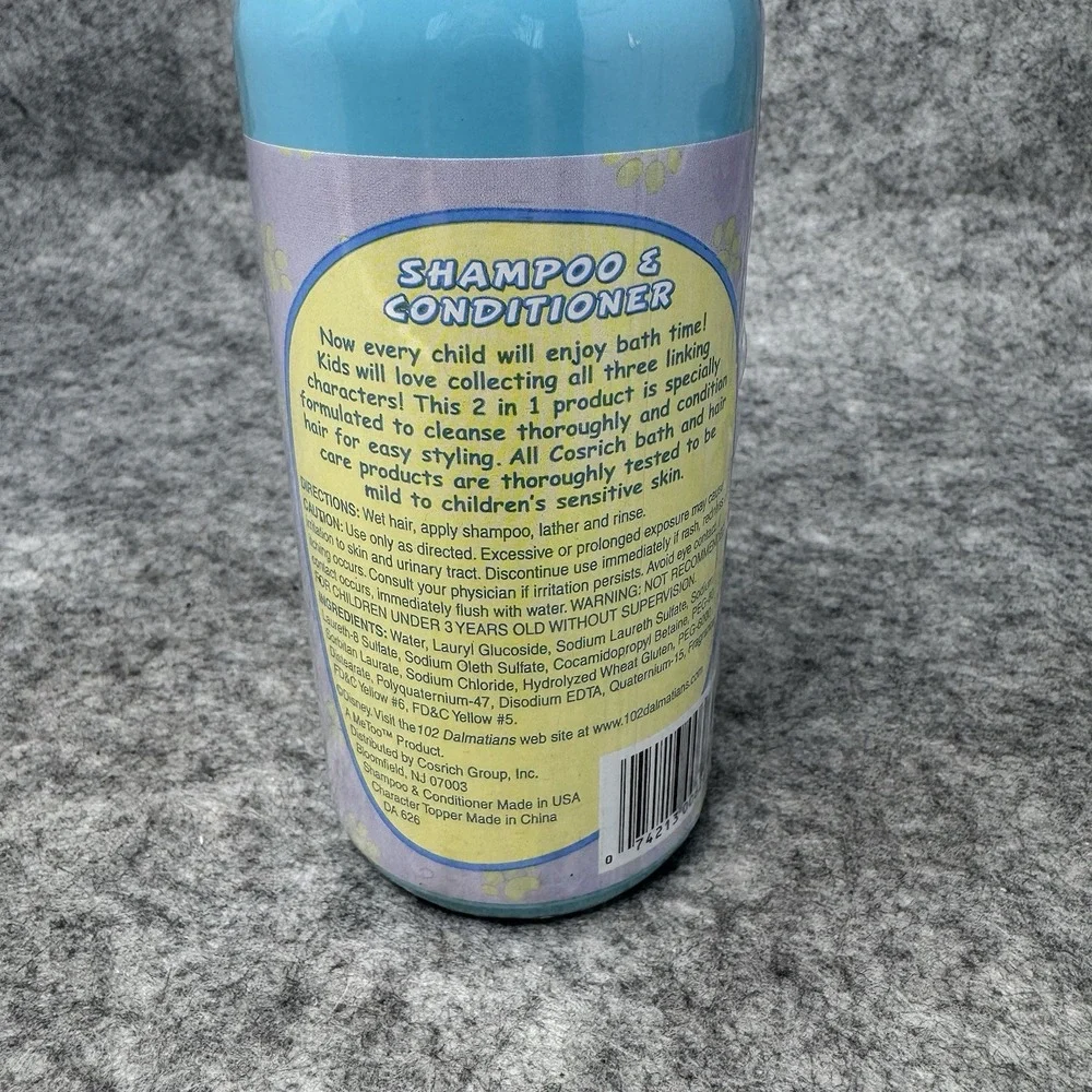 Vintage 102 Dalmatians Shampoo & Conditioner Sealed New 11oz Bubblegum 90s USA
